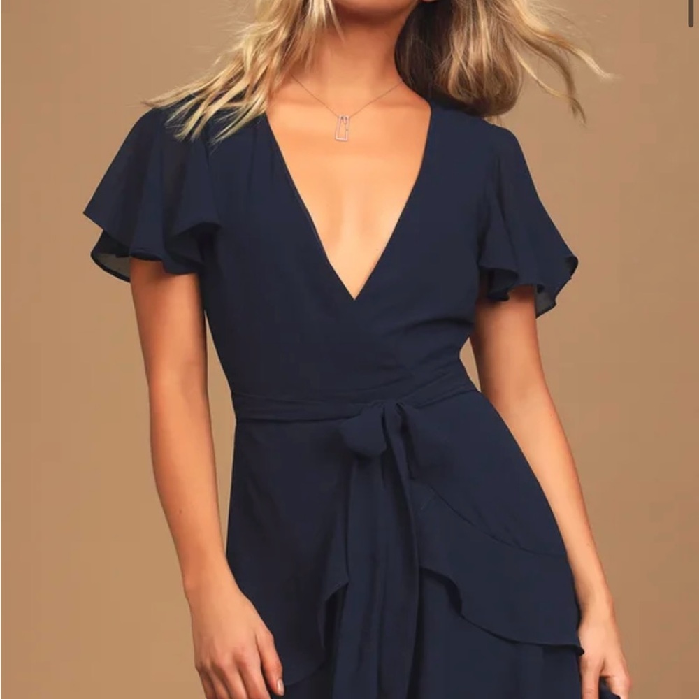 NWT Lulus Ruffle Tiered Mini Dress